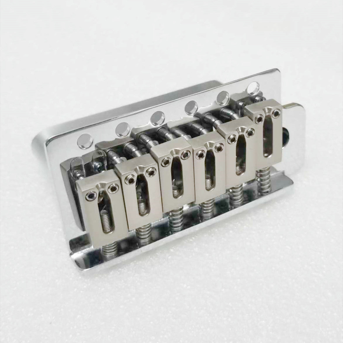 M1147-01 Tremolo Chrome 6 Point Style Fixed Bridge. 52.5mm