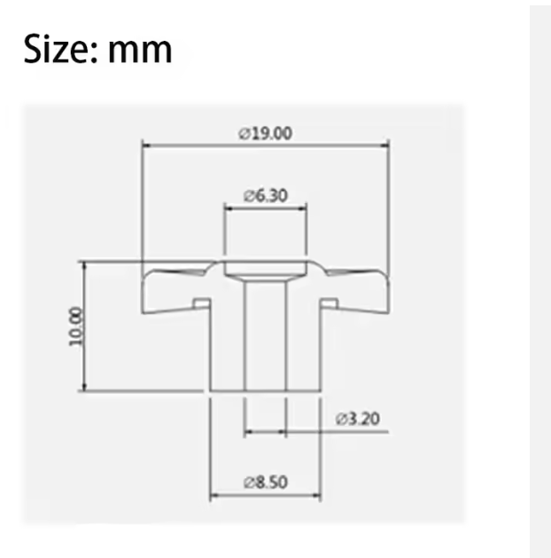 Bass Guitar String Retainer- Chrome