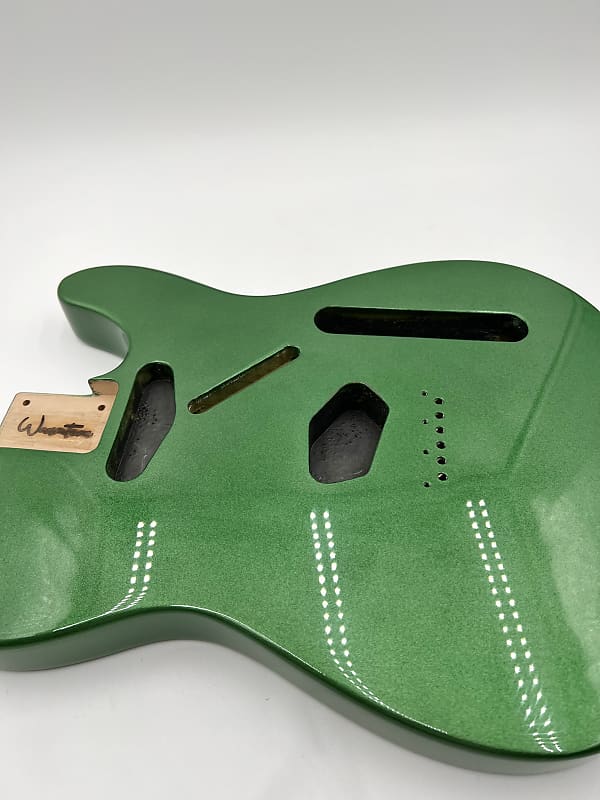 Warmtone Custom Guitars Tele Style Guitar Body “Pure Green”