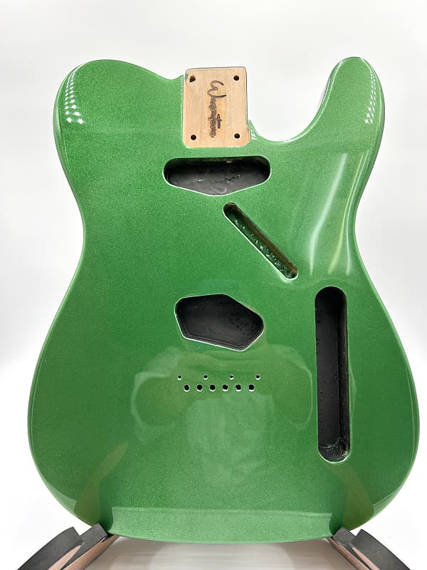 Warmtone Custom Guitars Tele Style Guitar Body “Pure Green”