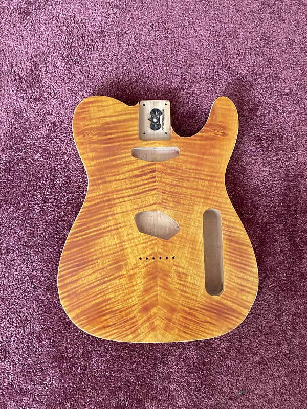 Warmtone Custom Guitars Telecaster “Antique Flame” Tele Body