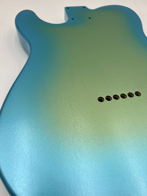 Warmtone Custom Guitars Tele Body “The Green Apple” Alder Telecaster Tele 2024 - Gloss