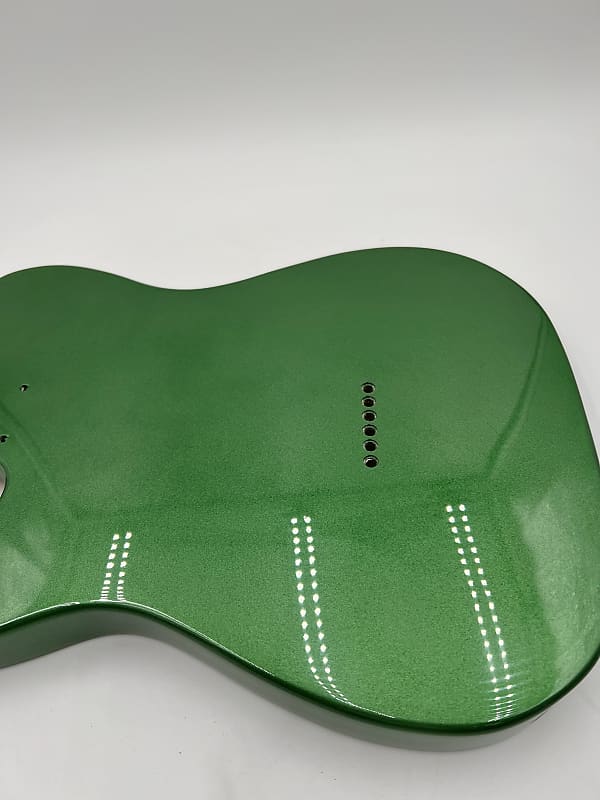 Warmtone Custom Guitars Tele Style Guitar Body “Pure Green”