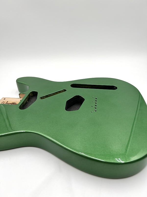 Warmtone Custom Guitars Tele Style Guitar Body “Pure Green”