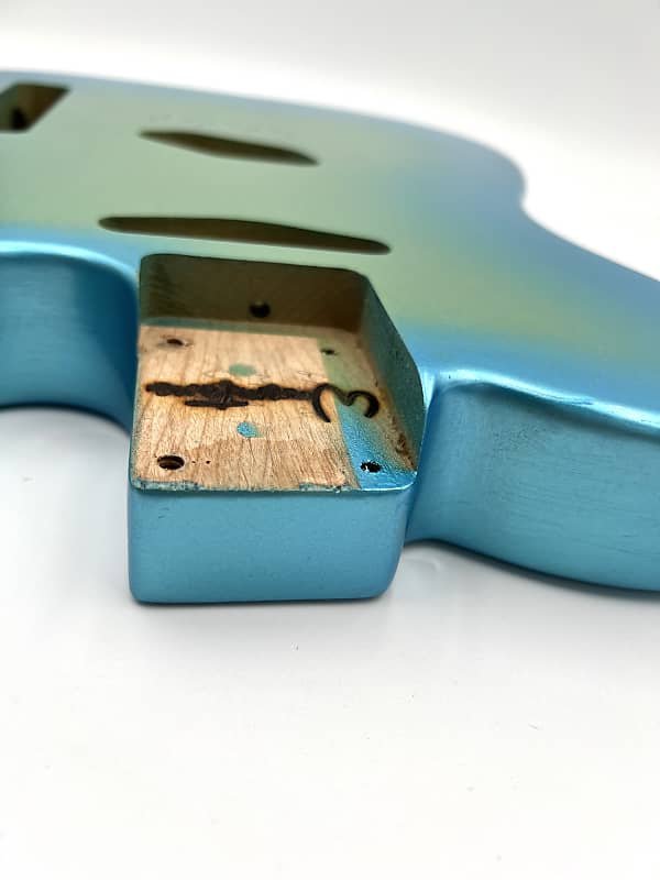 Warmtone Custom Guitars Tele Body “The Green Apple” Alder Telecaster Tele 2024 - Gloss
