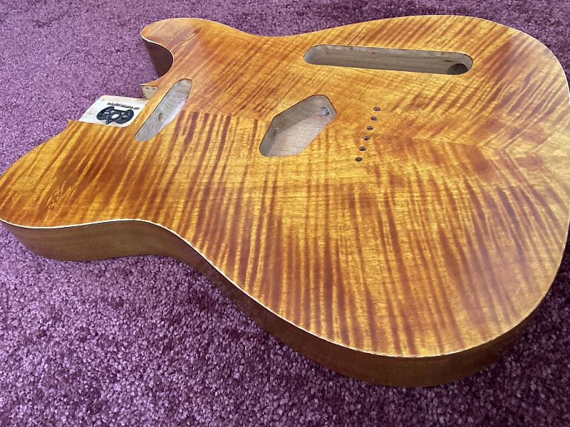 Warmtone Custom Guitars Telecaster “Antique Flame” Tele Body