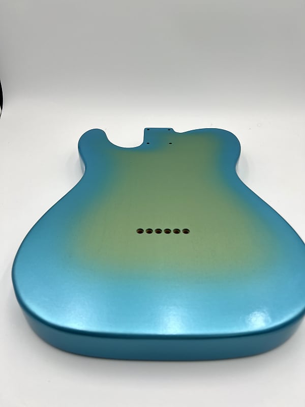Warmtone Custom Guitars Tele Body “The Green Apple” Alder Telecaster Tele 2024 - Gloss
