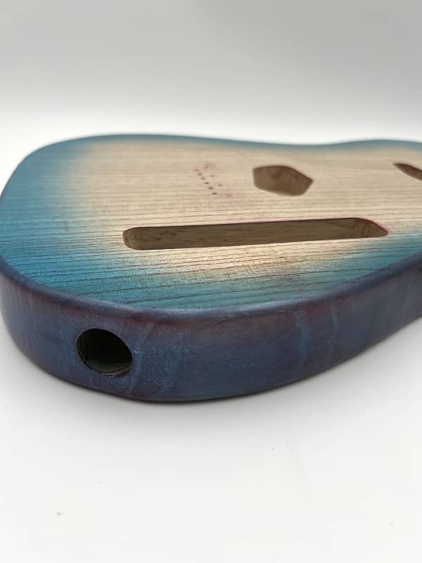 Warmtone Custom Guitars Telecaster “Mermaids Beach” Guitar Body 1 Piece Swamp Ash