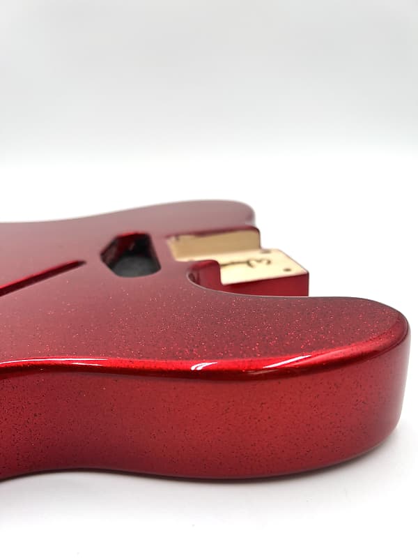 Warmtone Custom Guitars Tele Style Guitar Body “Red Sparkle”