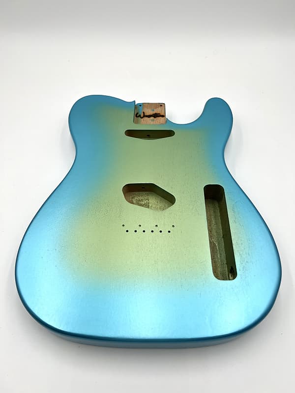 Warmtone Custom Guitars Tele Body “The Green Apple” Alder Telecaster Tele 2024 - Gloss