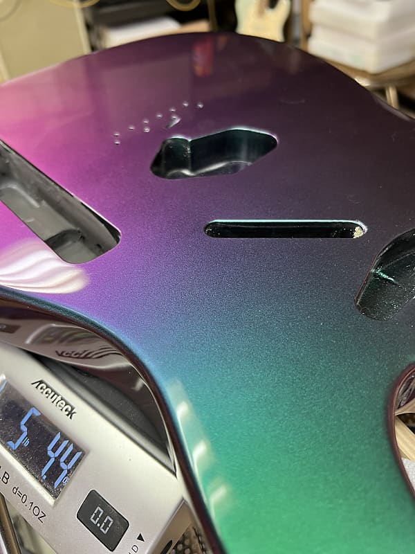 Warmtone Custom Guitars Tele Style Body “Chameleon Color Shift” Custom