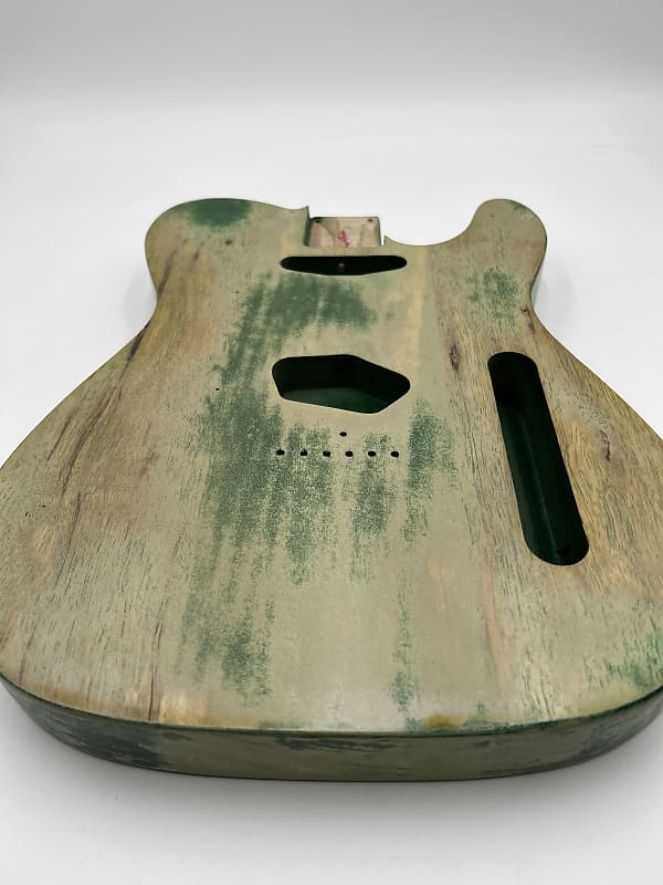 Warmtone Custom Guitars Tele Body “Forest Korina” Relic