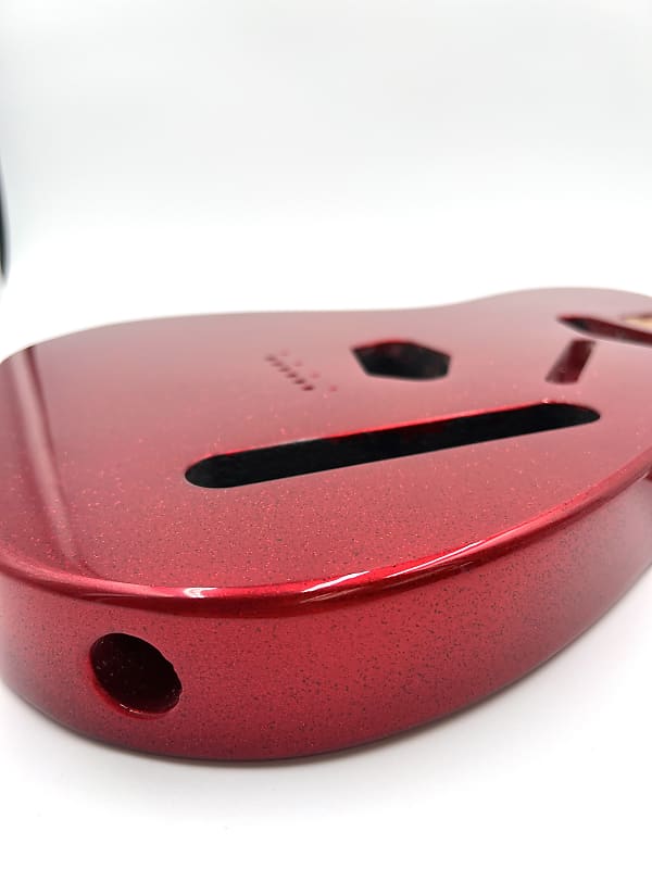 Warmtone Custom Guitars Tele Style Guitar Body “Red Sparkle”