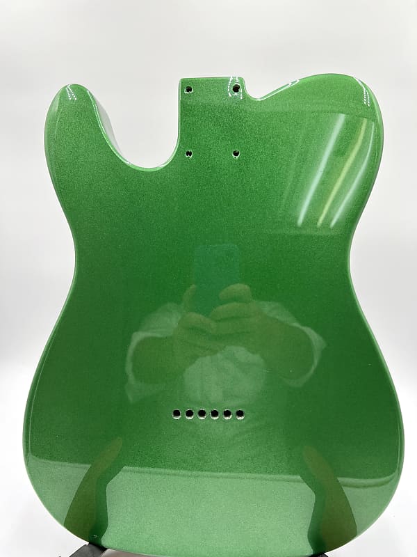 Warmtone Custom Guitars Tele Style Guitar Body “Pure Green”