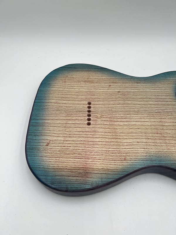 Warmtone Custom Guitars Telecaster “Mermaids Beach” Guitar Body 1 Piece Swamp Ash