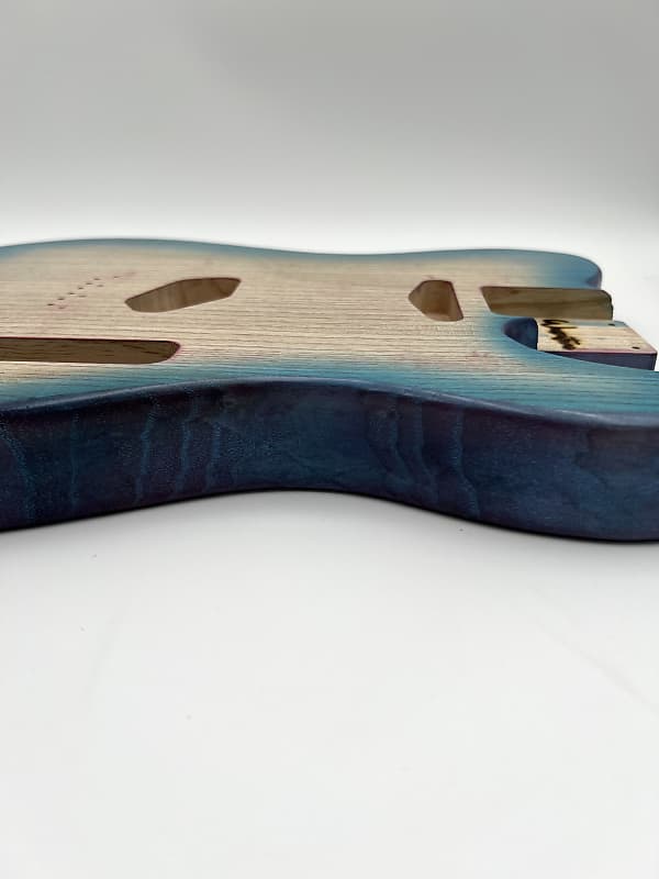 Warmtone Custom Guitars Telecaster “Mermaids Beach” Guitar Body 1 Piece Swamp Ash