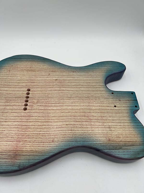 Warmtone Custom Guitars Telecaster “Mermaids Beach” Guitar Body 1 Piece Swamp Ash