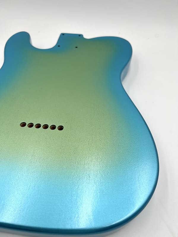 Warmtone Custom Guitars Tele Body “The Green Apple” Alder Telecaster Tele 2024 - Gloss