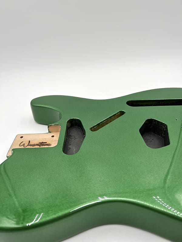 Warmtone Custom Guitars Tele Style Guitar Body “Pure Green”