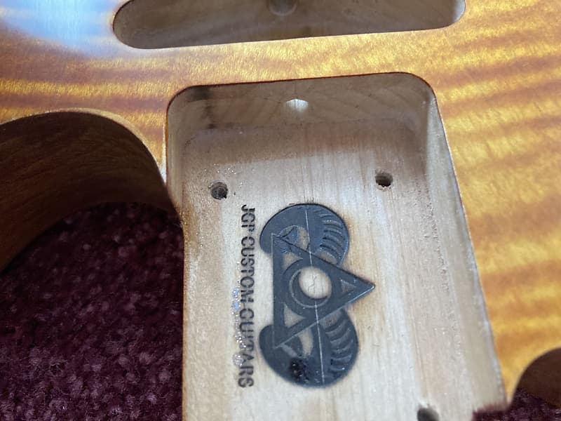 Warmtone Custom Guitars Telecaster “Antique Flame” Tele Body