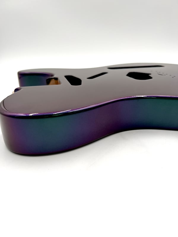Warmtone Custom Guitars Tele Style Body “Chameleon Color Shift” Custom