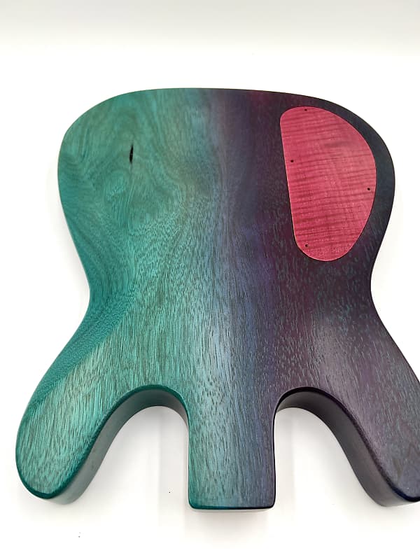 Warmtone Custom Guitars “Colorful Ocean” White Korina Back