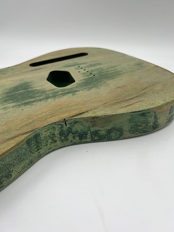 Warmtone Custom Guitars Tele Body “Forest Korina” Relic