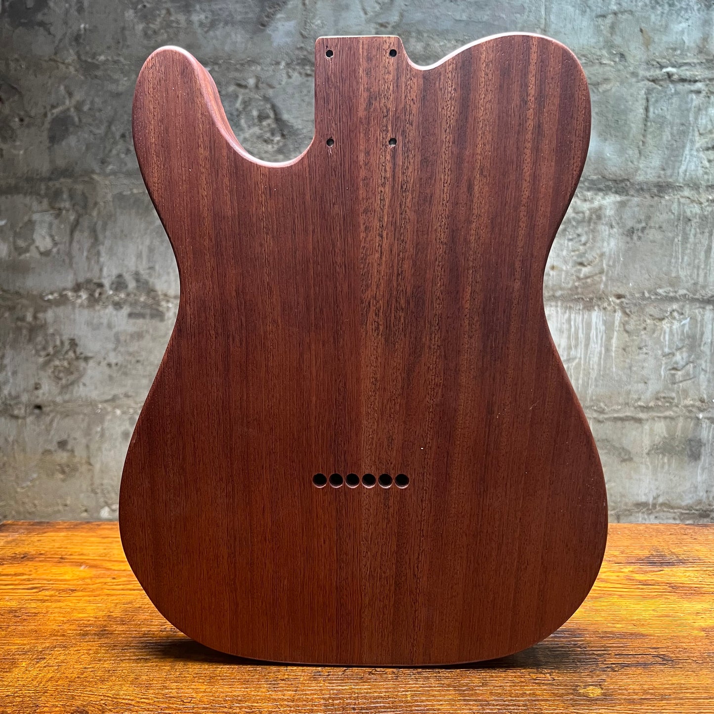 Warmtone Custom Guitars Burl Epoxy Resin Tele Body “Redd”#239