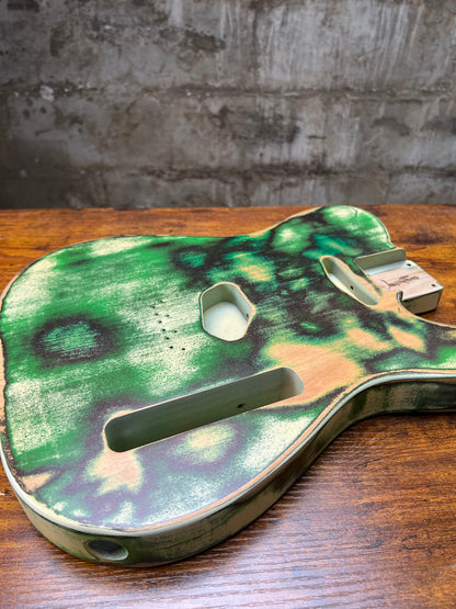 Warmtone CG Relic Tele Style Guitar Body “Luxury Relic ” Nitro
