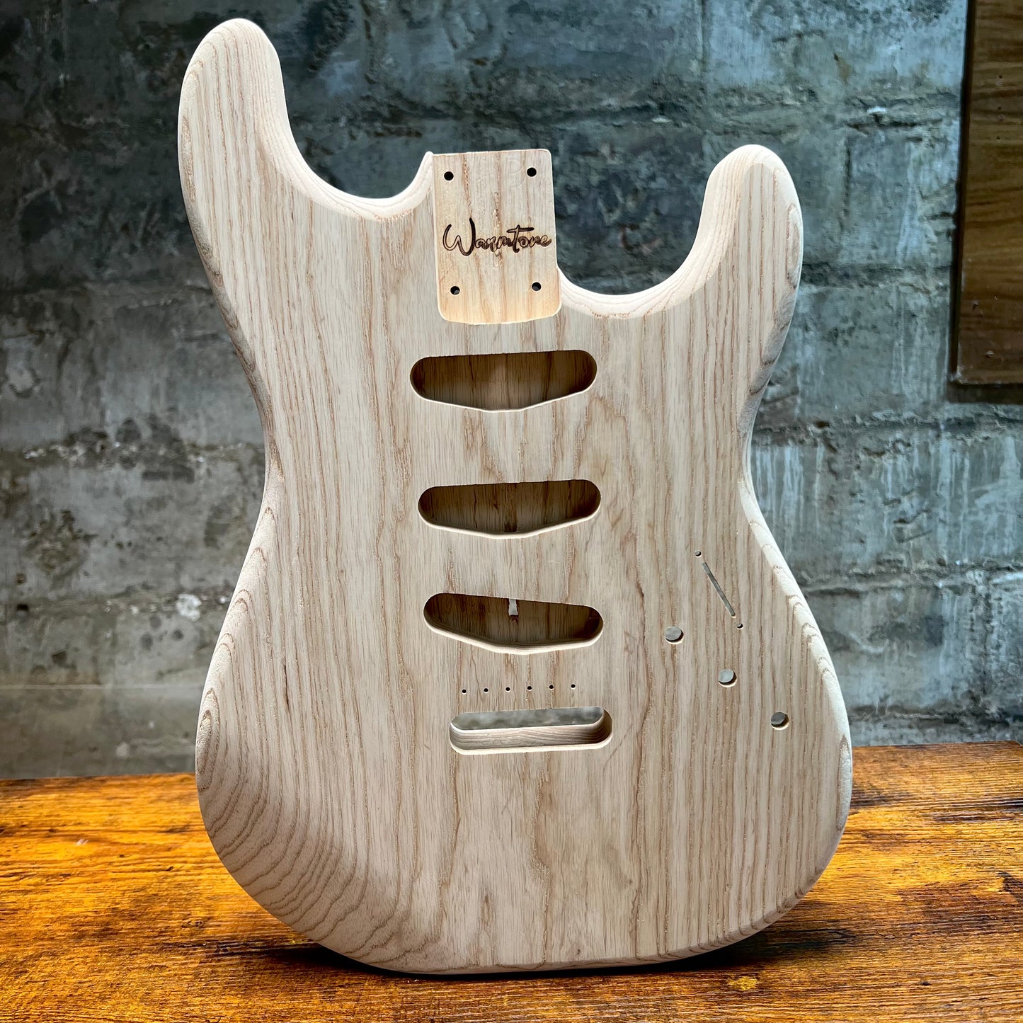 SSS Strat Style Swamp Ash Guitar Body Rear Route SEE DESCRIPTION! Unfinished