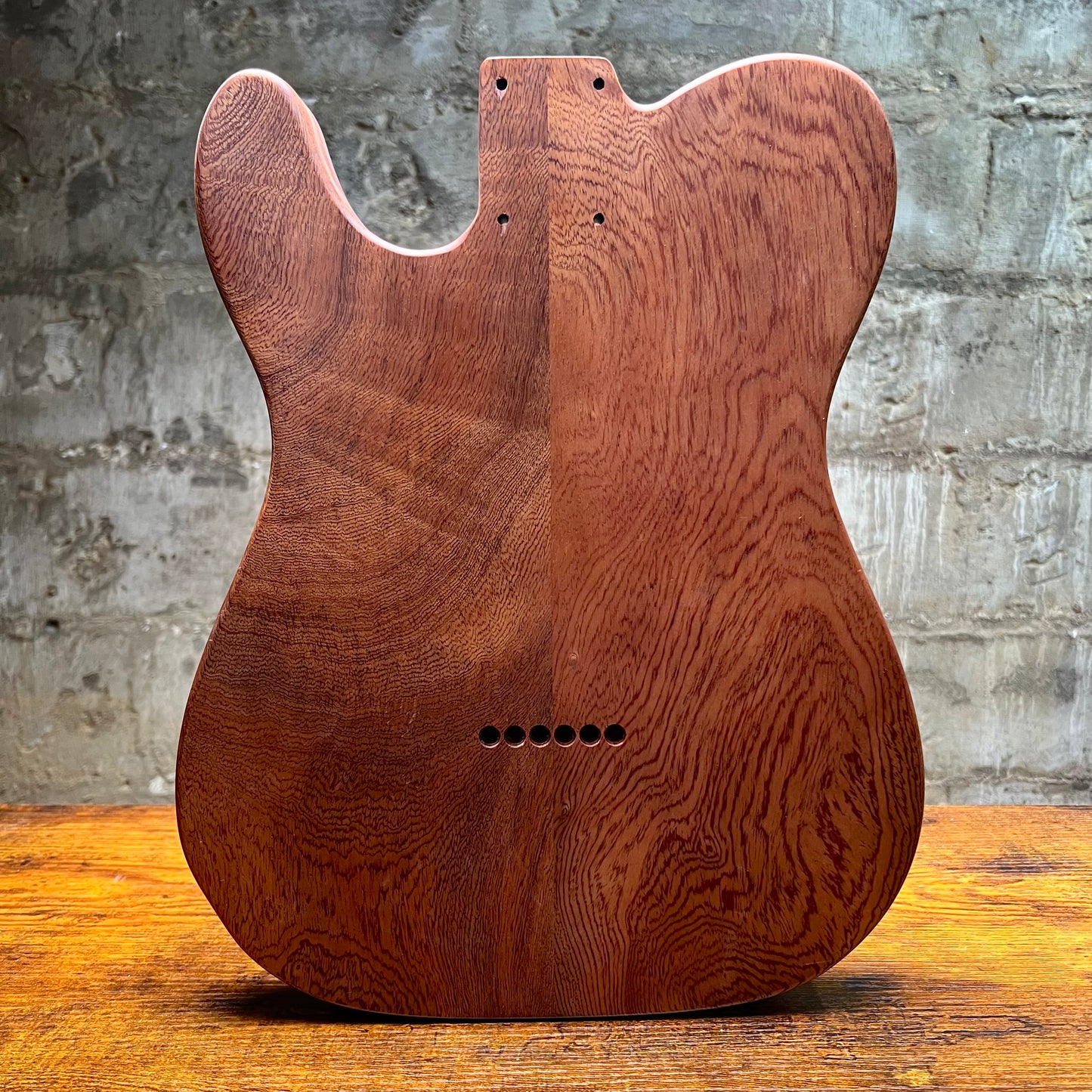 Warmtone Custom Guitars Burl Epoxy Resin Tele Body “Water” #241