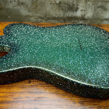Warmtone Custom Guitars Telecaster Guitar Body "Olive Sparkle"