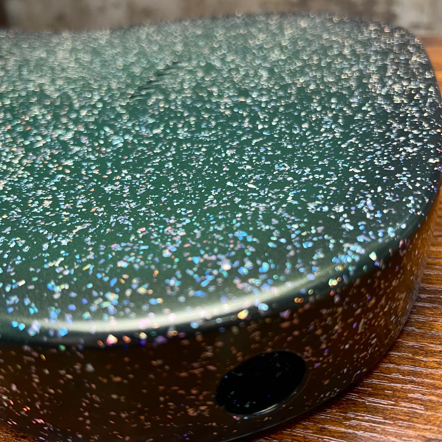 Warmtone Custom Guitars Telecaster Guitar Body "Olive Sparkle"