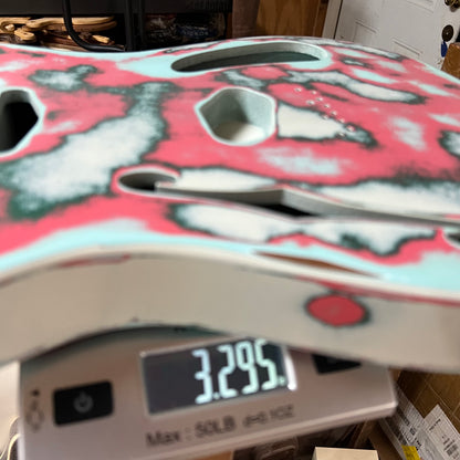 Warmtone CG Relic Thinline Tele Style Guitar Body “Vomit” Nitro