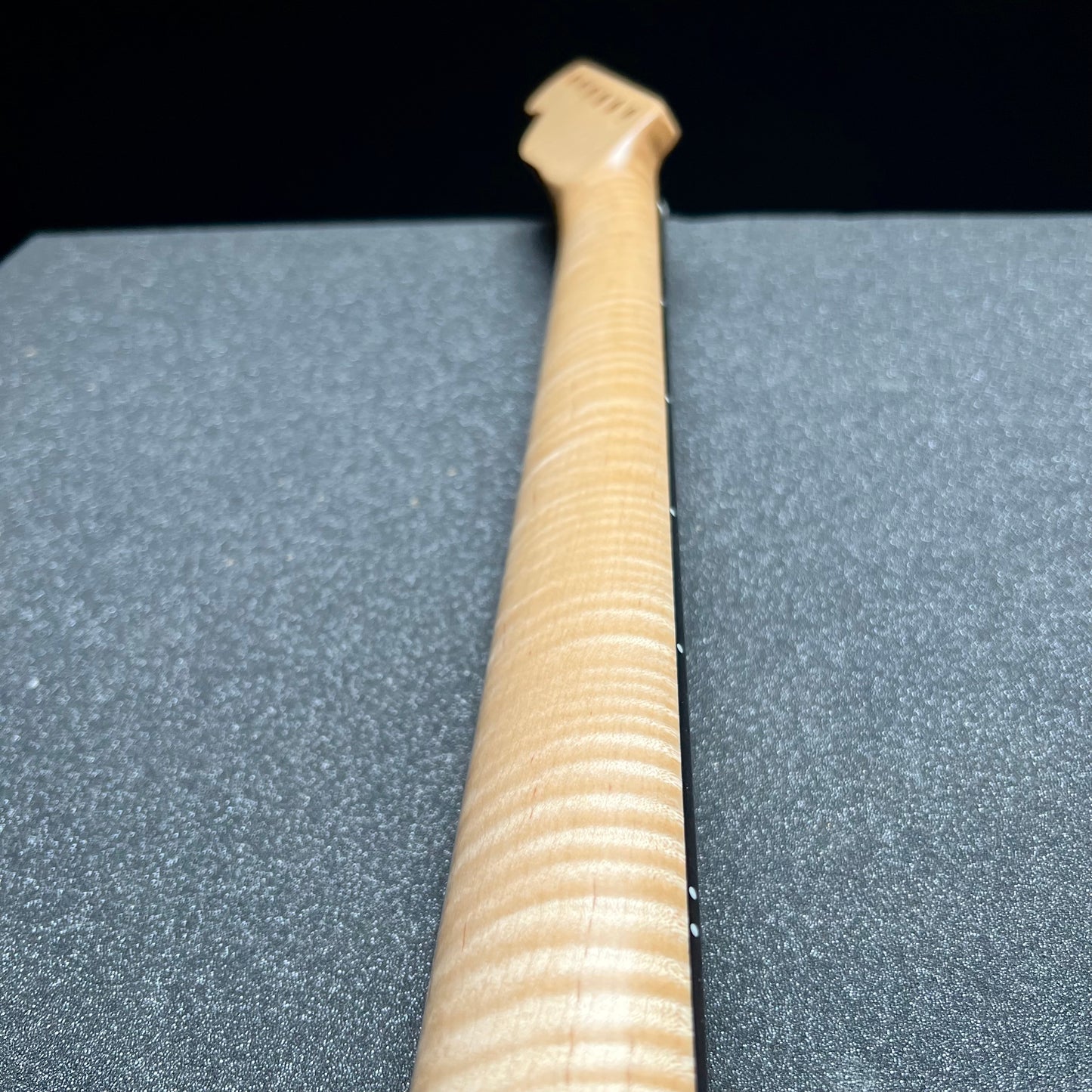 Flamed Maple Tele Style Neck /Ebony Stainless Frets #38