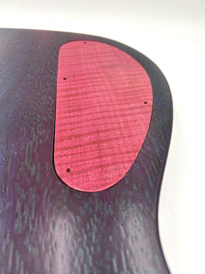 Warmtone Custom Guitars “Colorful Ocean” White Korina Back Flamed Maple