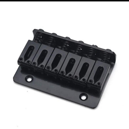 Warmtone Strat Style Bridge Series #1 6 Saddles Hardtail-Black [Gotoh GTC101]