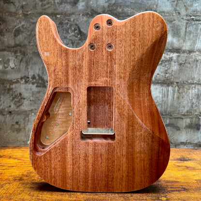 Warmtone CG Flamed Maple Telecaster Guitar Body "Caribbean Burst” #258