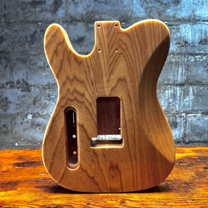 Warmtone CG Flamed Maple Tele Guitar Body "Brown Burst” P90 Gloss