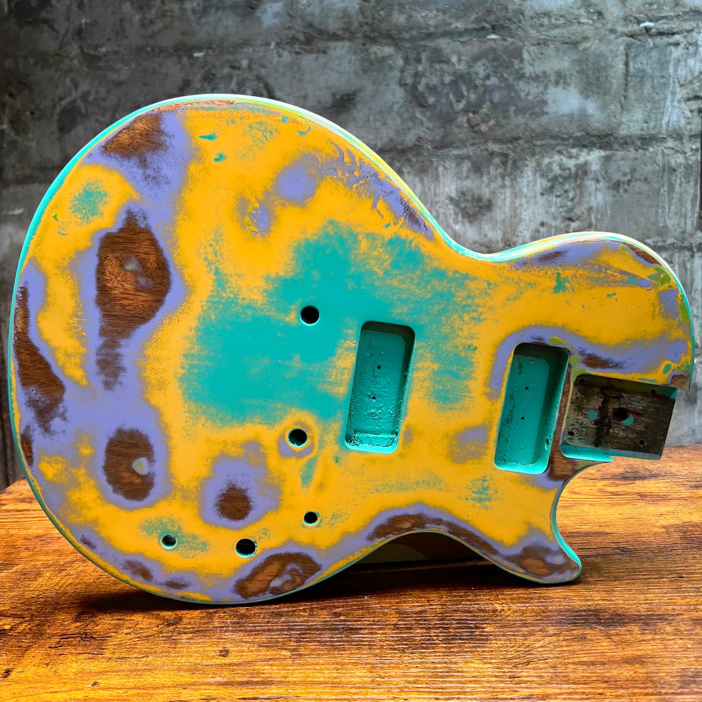 Warmtone CG  LP Guitar Body Relic "Funky” Nitro 3.3lbs