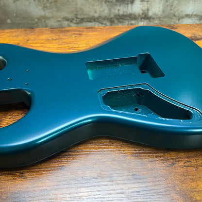 Warmtone CG HSS Strat Guitar Body “Sharp Teal” Colorshift