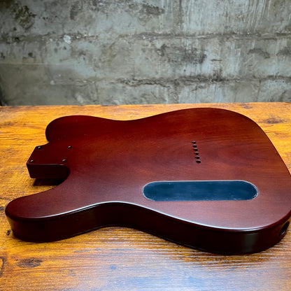 Warmtone Custom Guitars Tele Guitar Body “Brown Burst” Quilt Maple