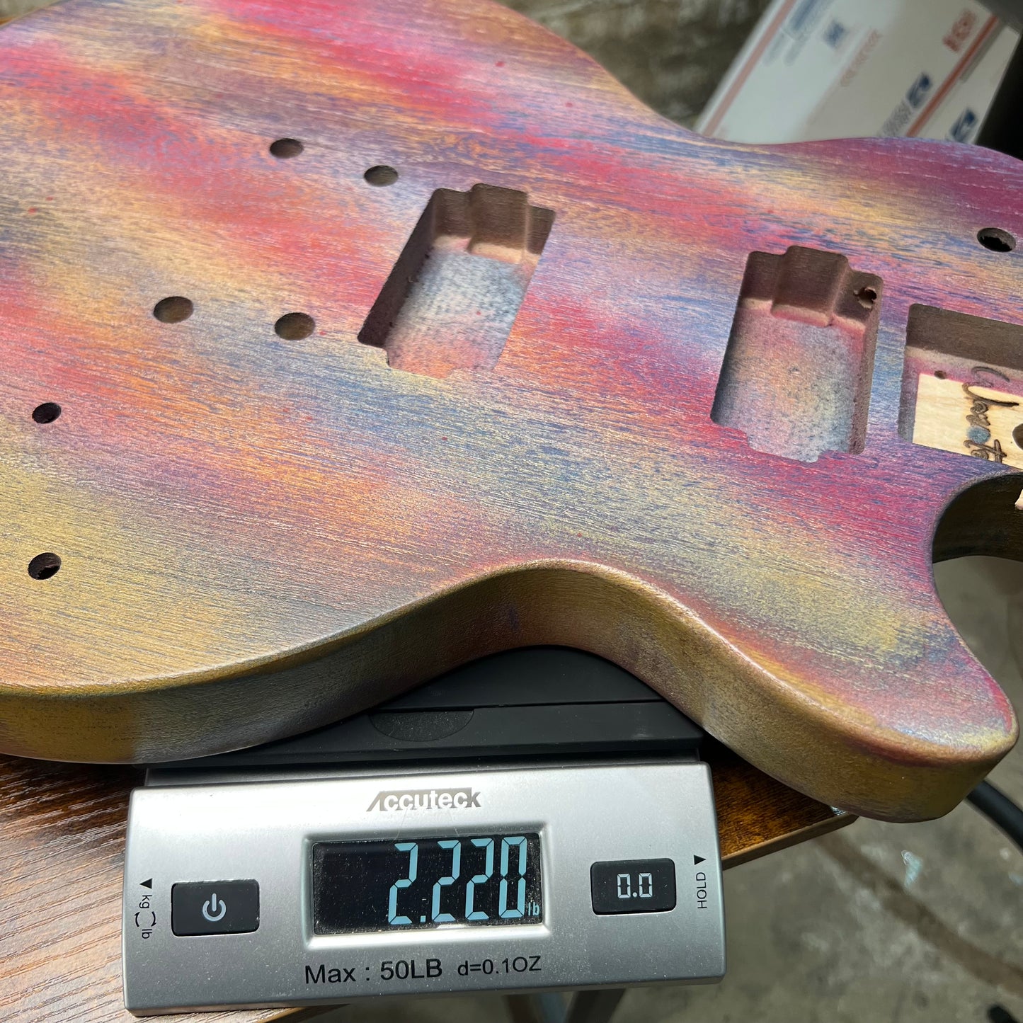 Warmtone CG  LP Style Guitar Body Relic "Rustic USA ” 2.2lbs