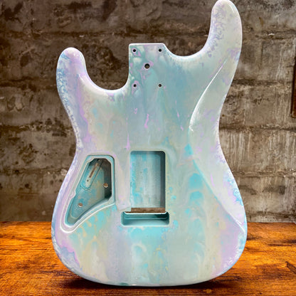 Warmtone Custom Guitars HSS Strat Guitar Body “Swirls”