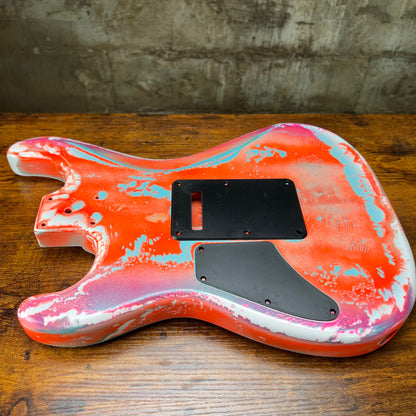 Warmtone Custom Guitars Strat Guitar Body “Bahamas Relic”