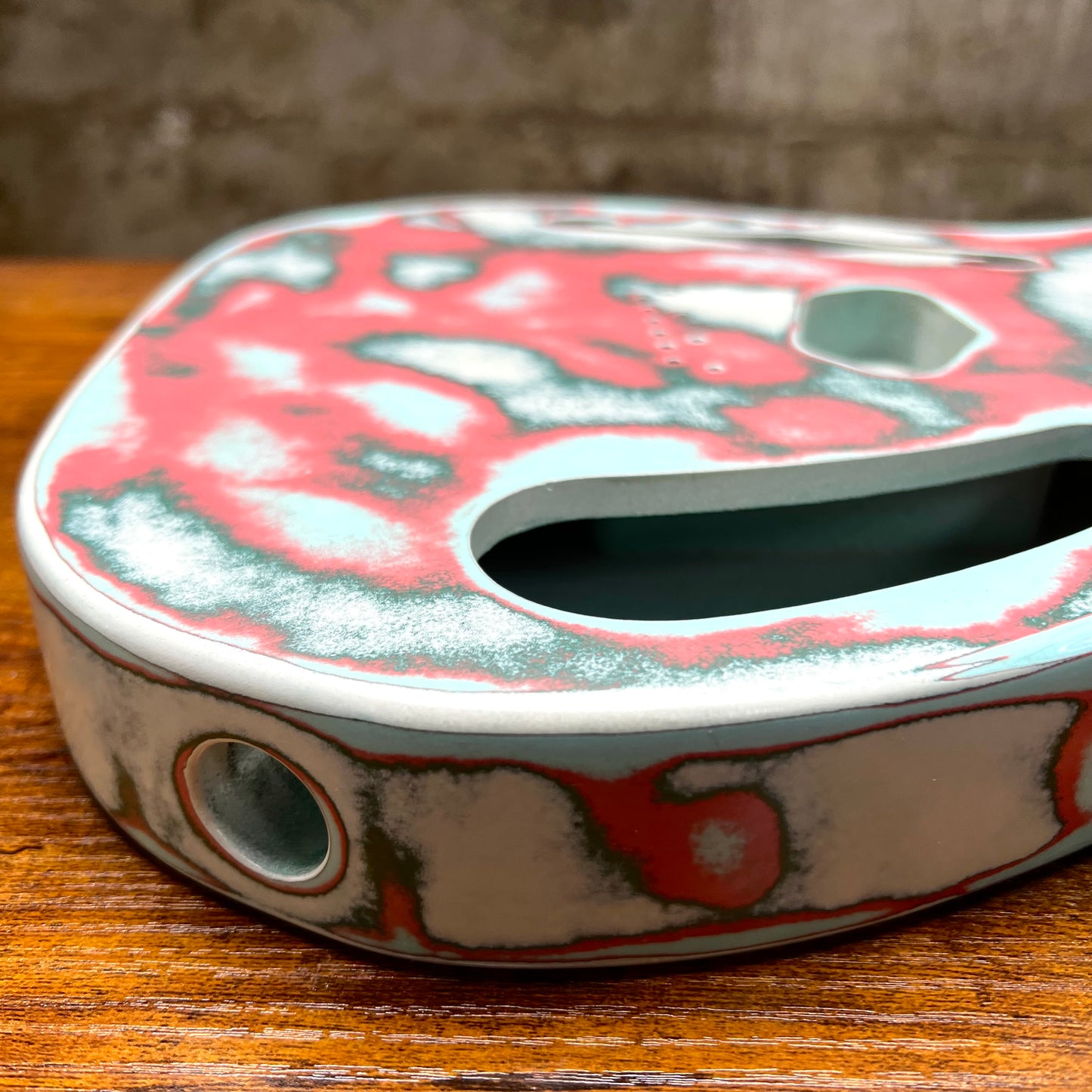 Warmtone CG Relic Thinline Tele Style Guitar Body “Vomit” Nitro