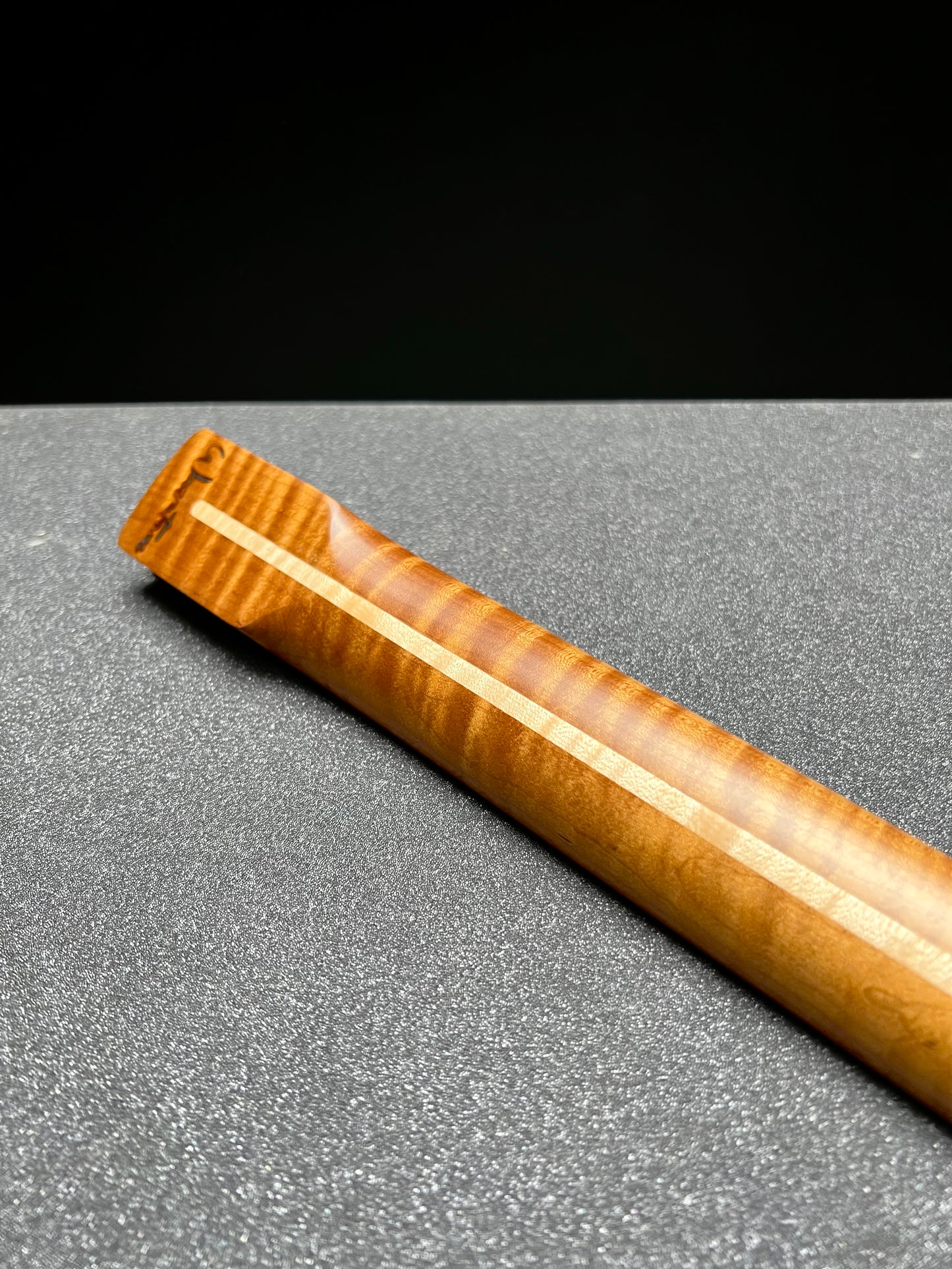 5a Roasted Flamed Maple St Style Neck #10 C Shape Satin 9.5 Radius