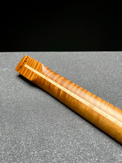 5a Roasted Flamed Maple St Style Neck #10 C Shape Satin 9.5 Radius