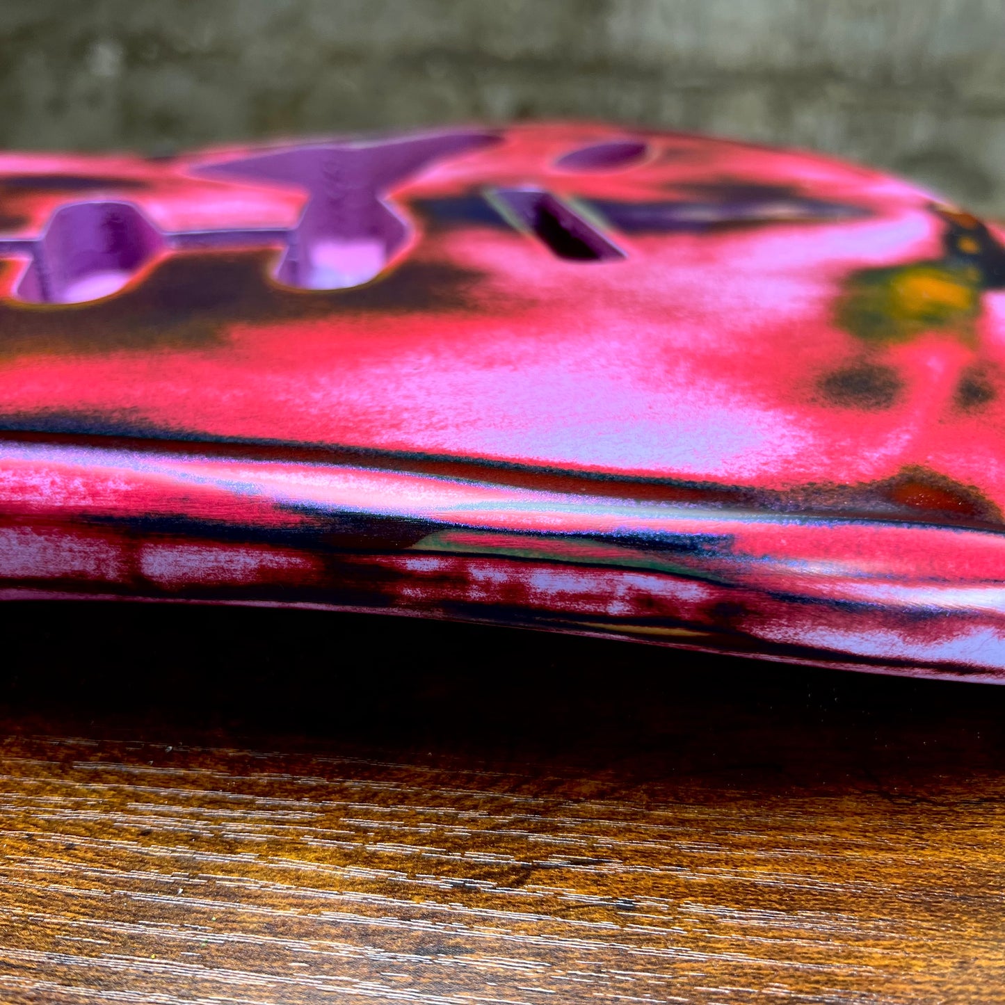 Warmtone Custom Guitars Strat Guitar Body Relic "Purple Madness”