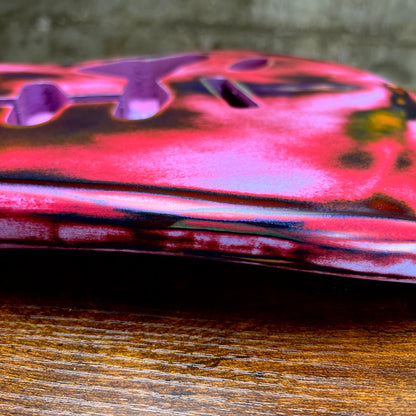 Warmtone Custom Guitars Strat Guitar Body Relic "Purple Madness”